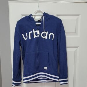 Keith Urban Blue Zip-Up Hoodie